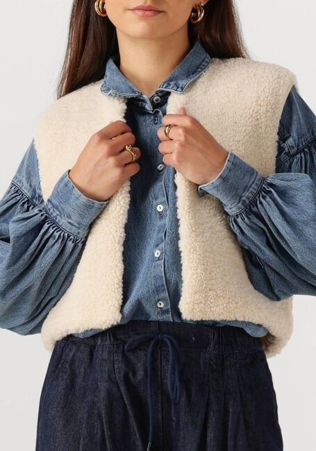 BY-BAR Gilet WOLLY GILET Écru - large