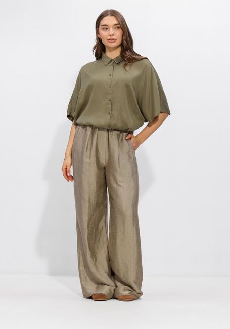 Olijf ANOTHER LABEL  ALRILA SHIRT S/S - large