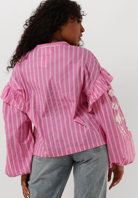 Roze SISSEL EDELBO  AUGUSTINE ORGANIC COTTON SHIRT - large