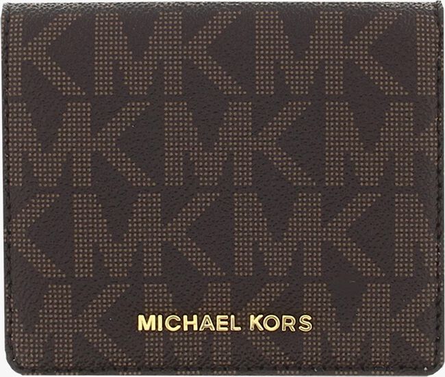 MICHAEL KORS Porte-monnaie CARRYALL CARD CASE en marron - large