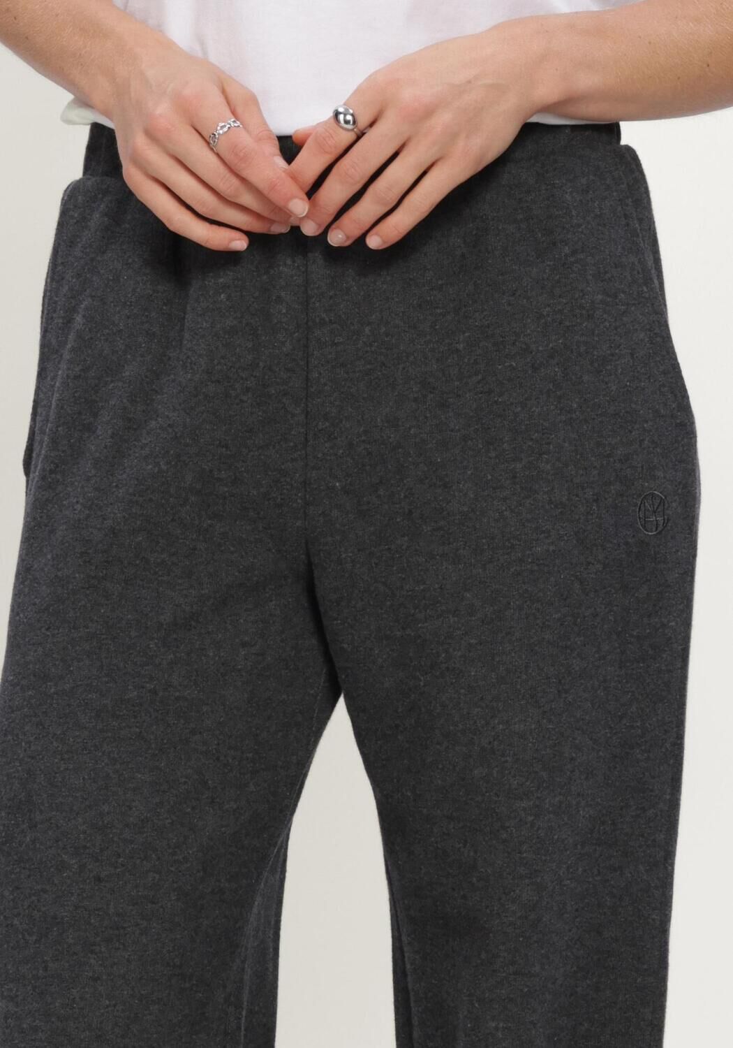 Donkergrijze MSCH COPENHAGEN Joggingbroek MSCHMARLETTA SWEAT PANTS - large