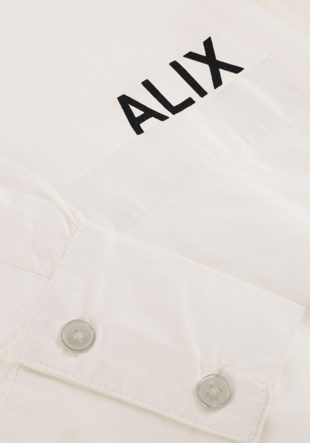 ALIX THE LABEL LADIES WOVEN OVERSIZED POPLIN BLOUSE Blouses en blanc - large