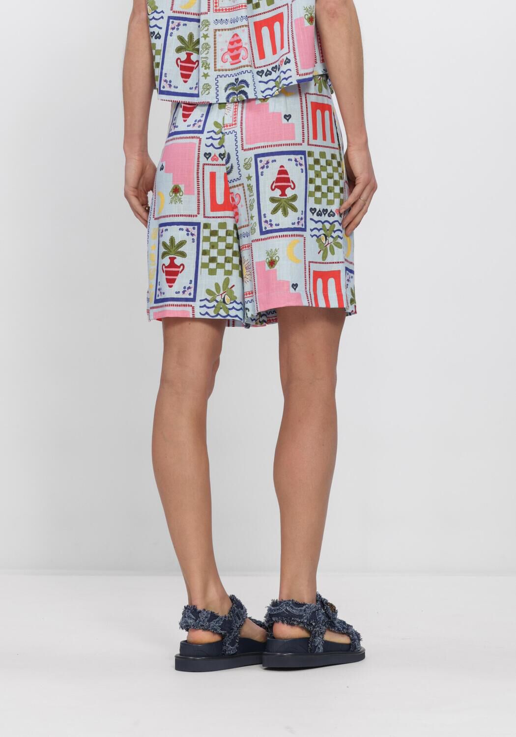 OBJECT Pantalon courts OBJEDIE H/W SHORTS en multicolore - large