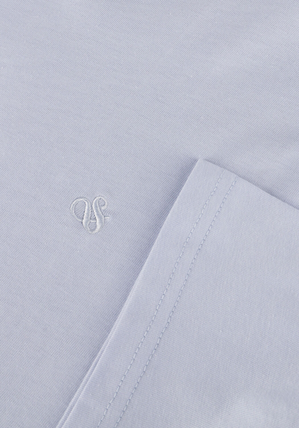 Lichtblauwe SCOTCH & SODA T-shirt SEASONAL CORE - REGULAR FIT LO - large