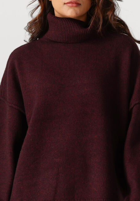 CO'COUTURE Pull MAJA SLIT ROLLNECK KNIT Bordeaux - large