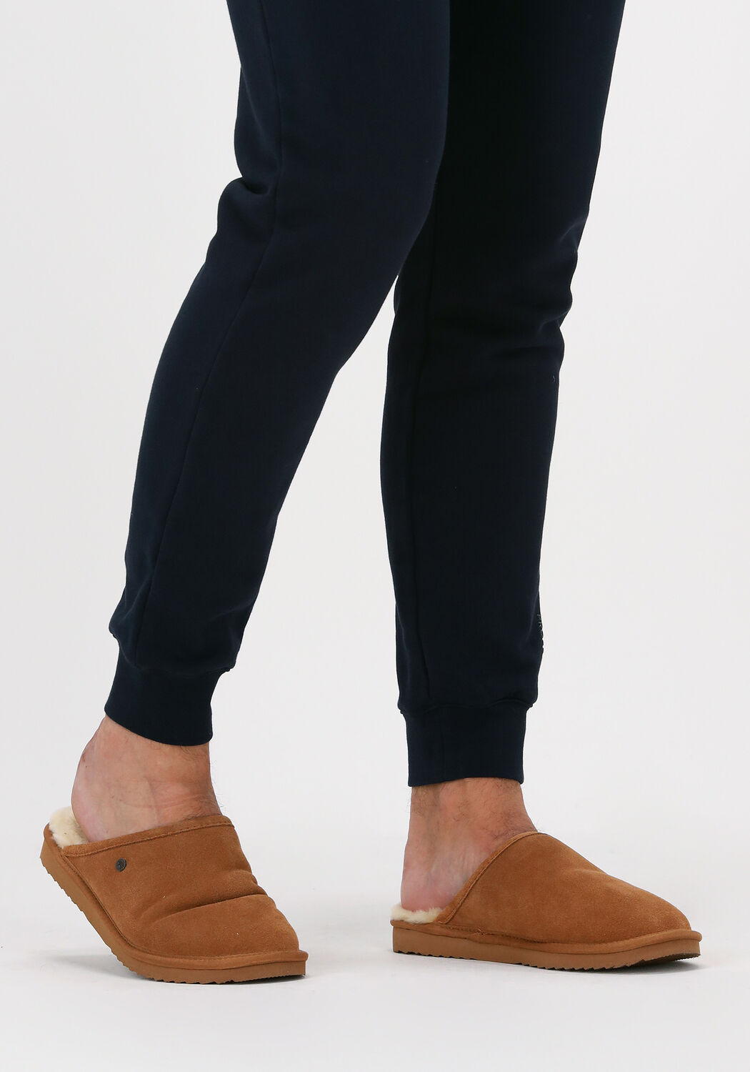 WARMBAT Chaussons CLASSIC UNISEX SUEDE en cognac - large