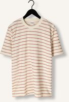SELECTED MEN T-shirt SLHDJANGO STRIPE SS O-NECK TEE Écru SELECTED MEN T-shirt SLHDJANGO STRIPE SS O-NECK TEE Écru - medium