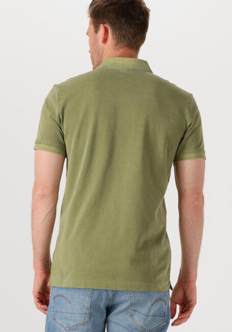 Groene G-STAR RAW Polo DUNDA OVERDYED SLIM POLO S\S - large
