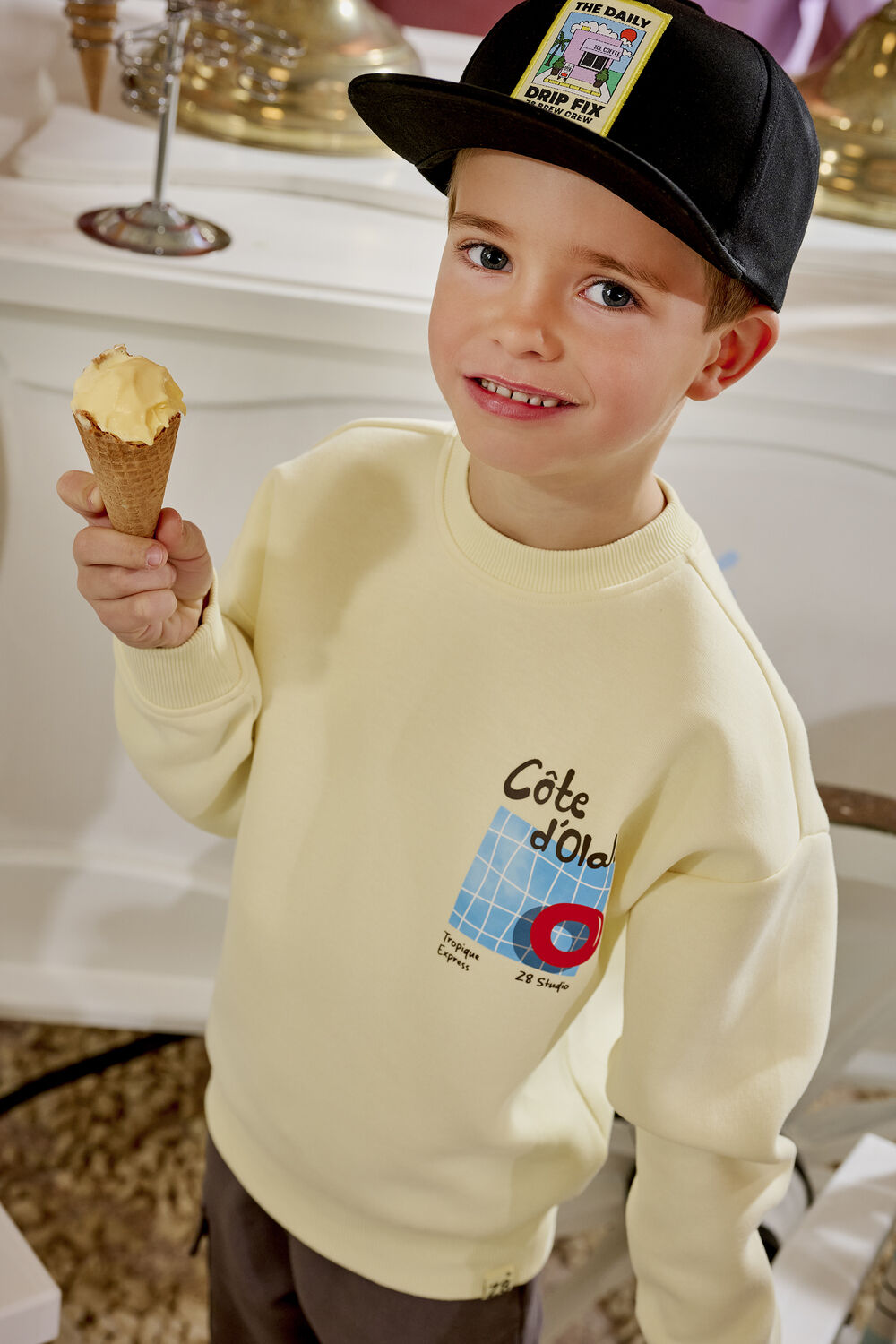 Z8 Chandail XAVI en jaune - large