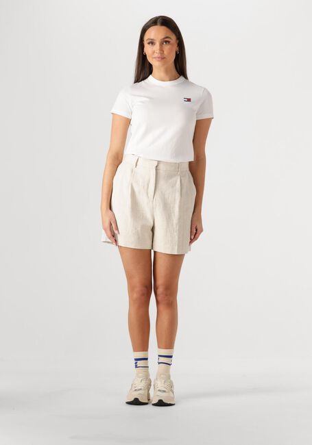 TOMMY JEANS T-shirt TJW REG BADGE TEE en blanc - large