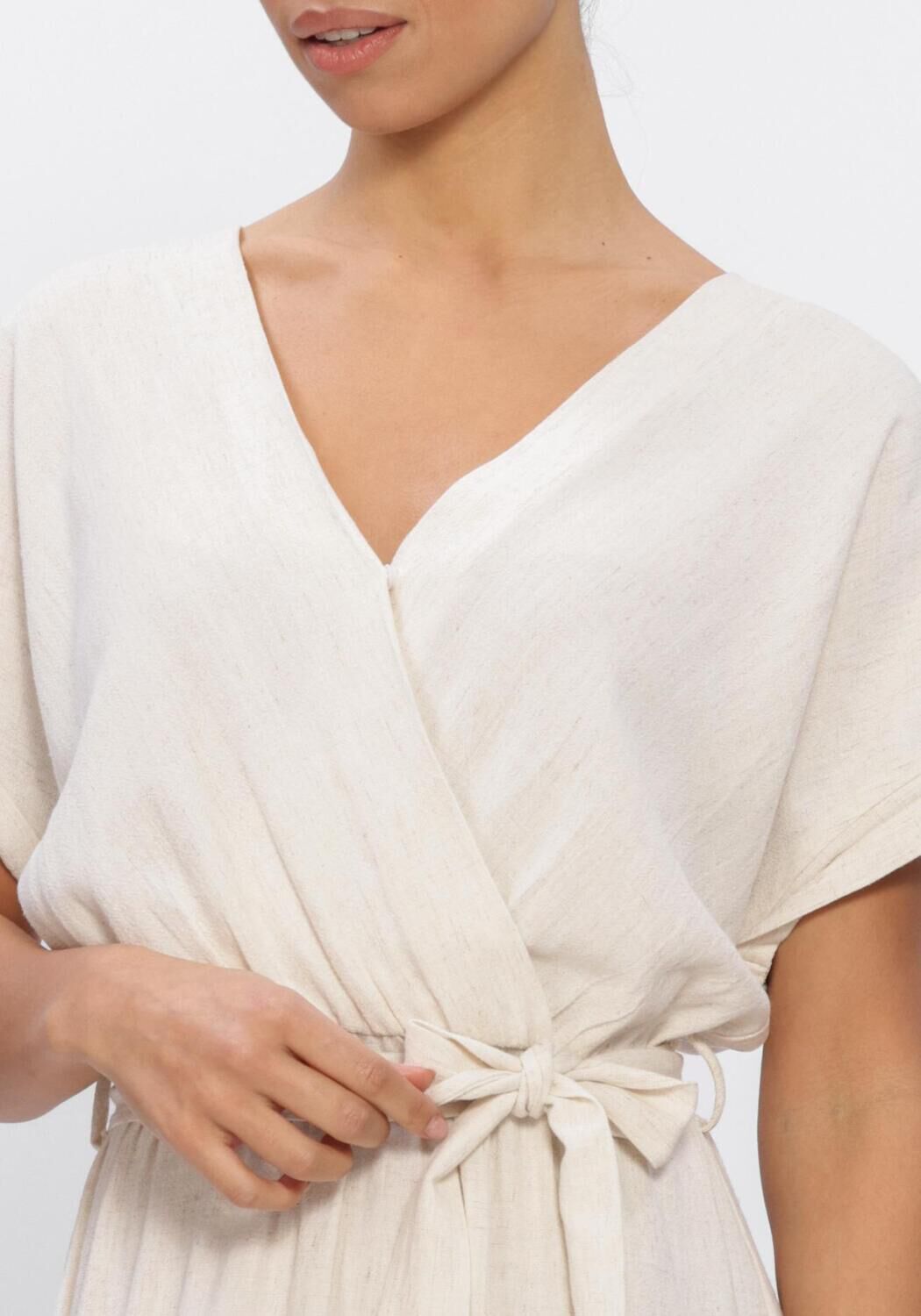 GRACE & MILA Robe maxi SS26110005 en beige - large