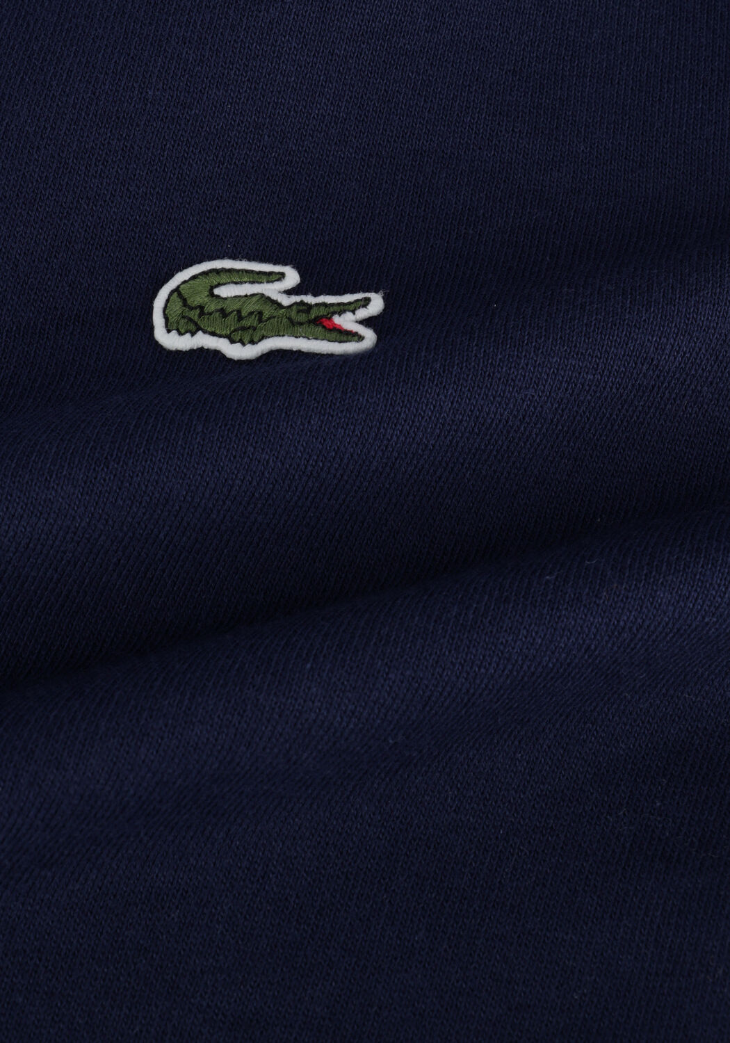 Donkerblauwe LACOSTE Sweater CLASSIC FIT BRUSHED FLEECE SWEATSHIRT - large