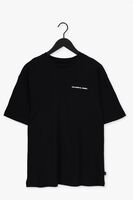 Zwarte COLOURFUL REBEL T-shirt SUNSET BACK PRINT BASIC TEE