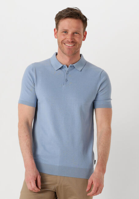 SAINT STEVE Polo CHRIS Bleu clair - large