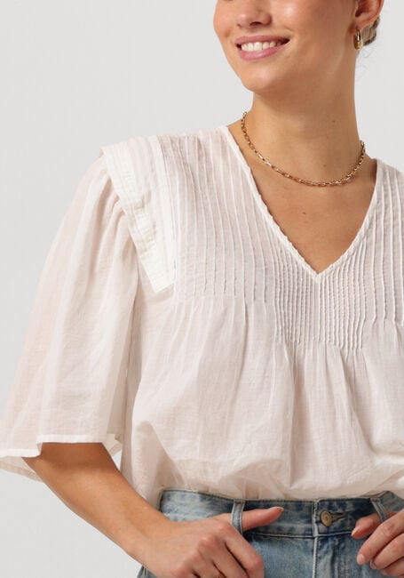 CIRCLE OF TRUST Haut TERRI BLOUSE Écru - large