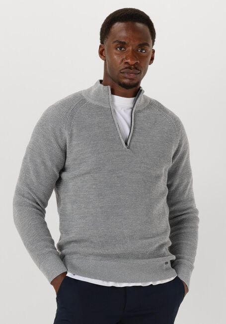 GENTILUOMO Pull TURTLE ZIP en bleu - large