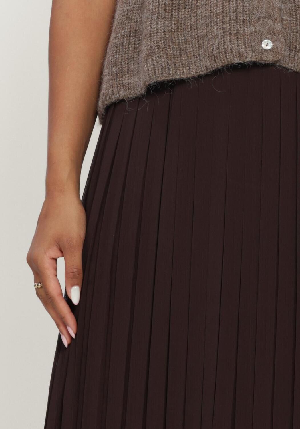 GRACE & MILA Jupe maxi SKIRT en marron - large