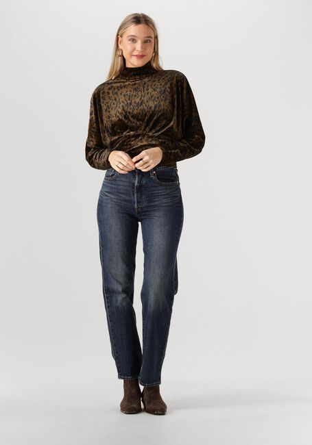 Bruine ANOTHER LABEL Top ARWEN ANIMAL TOP - large