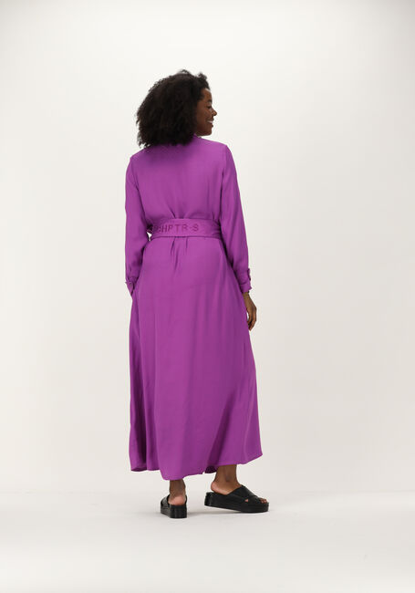 Paarse CHPTR-S Maxi jurk GLORY DRESS - large