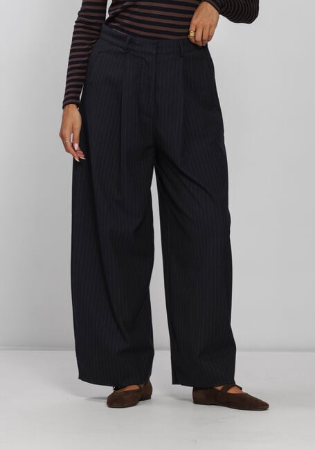 BY-BAR Pantalon large FRIDA PINSTRIPE PANTS en noir - large