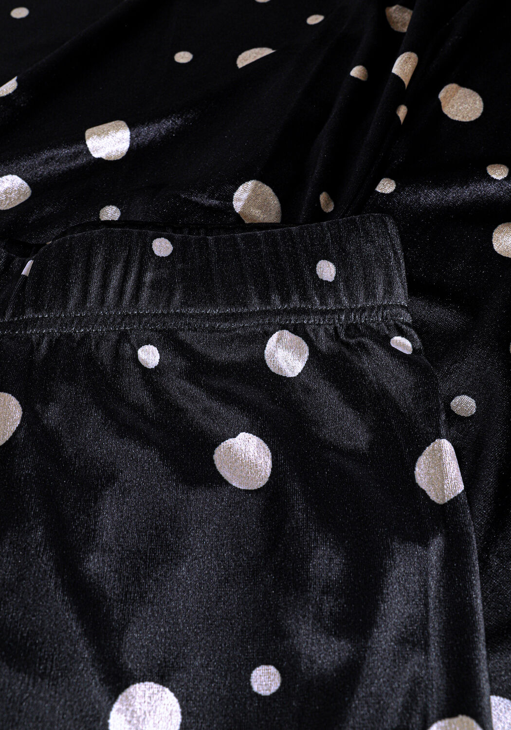 Zwarte HUNKON Wijde broek MADDIE TROUSERS - large