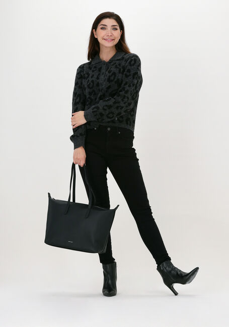 Grijze MOS MOSH Vest MIZANA LEO KNIT CARDIGAN - large