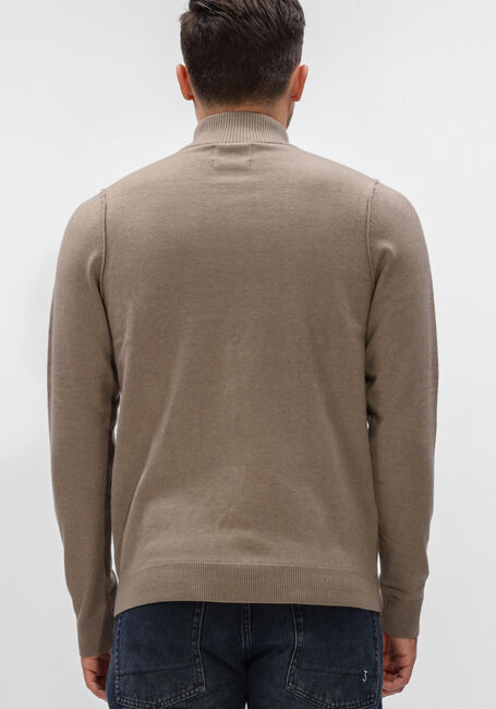 Beige BUTCHER OF BLUE Trui CLIFDEN HALFZIP - large
