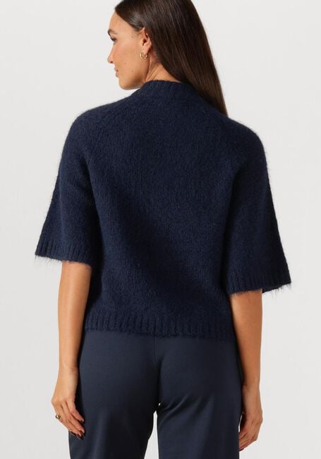 NEO NOIR Pull BENUTA FLUFFY KNIT CARDIGAN Bleu foncé - large