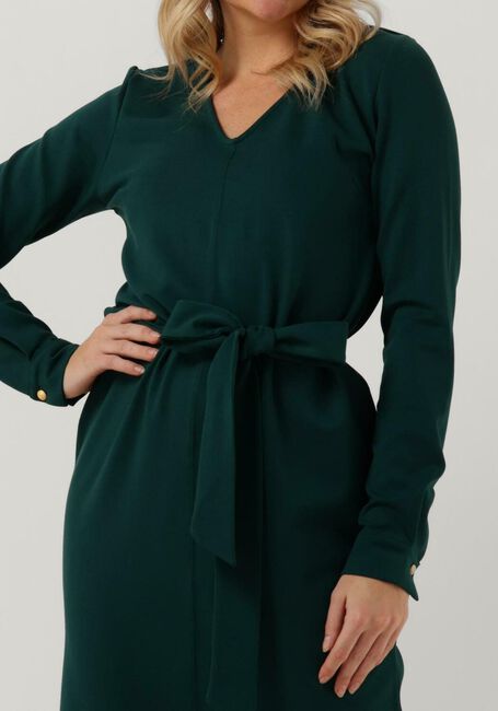JANSEN AMSTERDAM Robe midi VICTORIA en vert - large