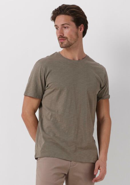 SELECTED HOMME T-shirt SLHASPEN SLUB SS O-NECK TEE NOOS en vert - large