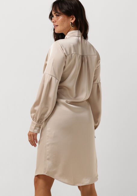 Beige NEO NOIR Mini jurk NIMA HEAVY SATIN DRESS - large