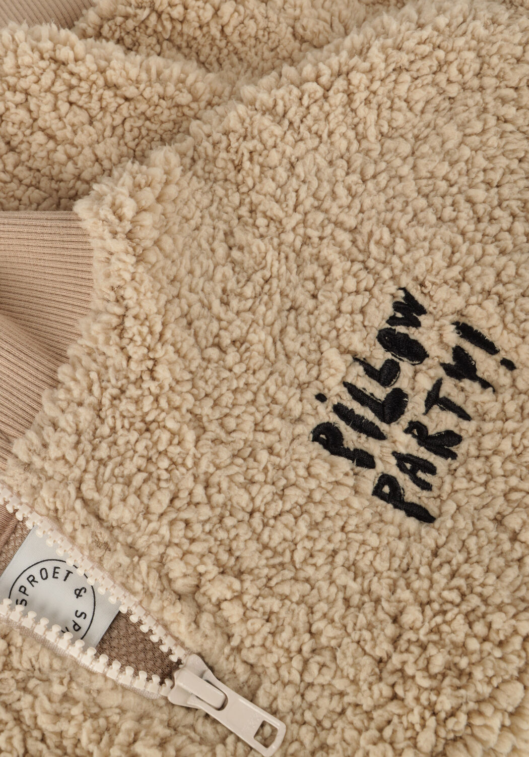 SPROET & SPROUT Pull TEDDY ANORAK SWEATSHIRT en beige - large