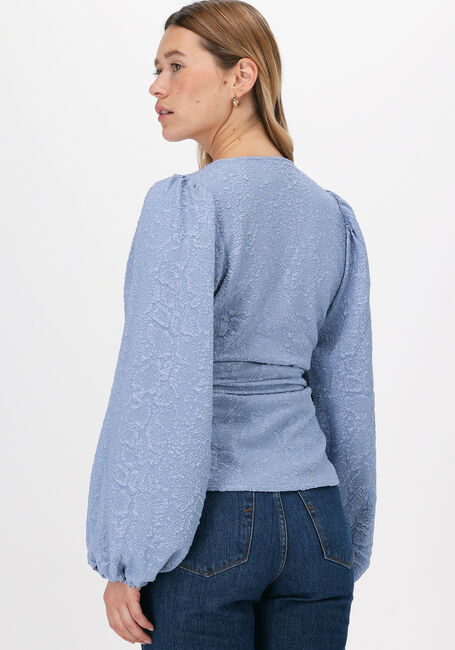 JUST FEMALE GALAXY WRAP BLOUSE Blouses Bleu clair - large