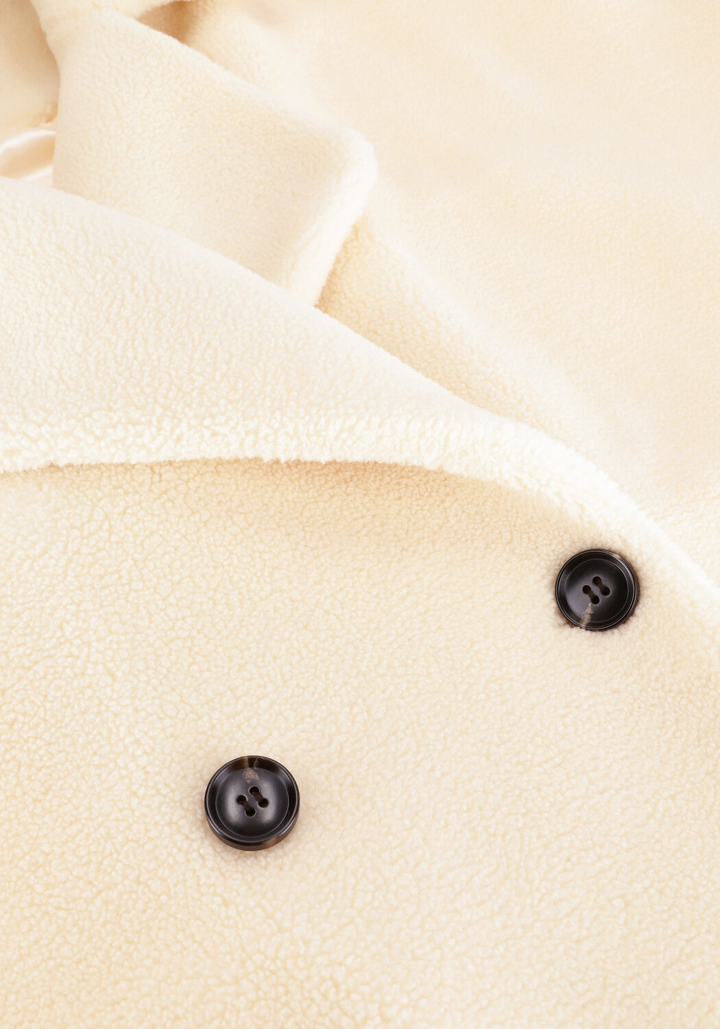 IBANA Manteau Teddy CAJA en beige - large