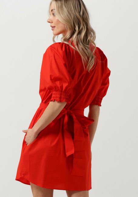 TWINSET MILANO Mini robe WOVEN DRESS  en rouge - large