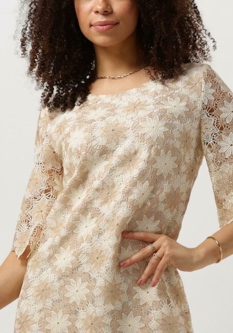 ANA ALCAZAR Robe midi DRESS SLEEVES 040419-3473 en beige - large