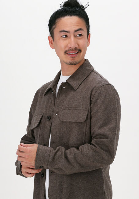 Bruine PROFUOMO Overshirt HERCKO - large