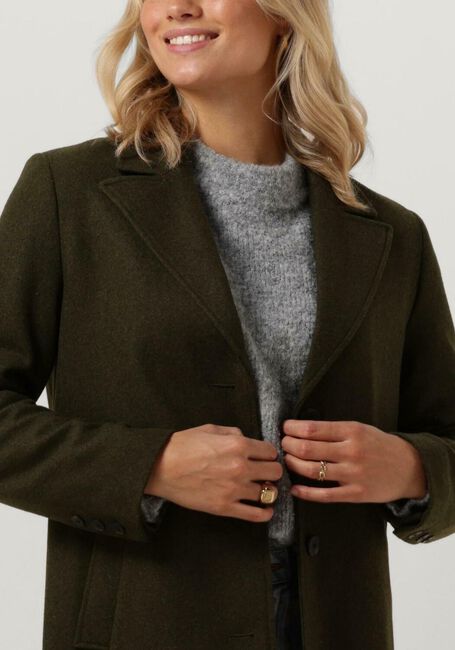 SELECTED FEMME Manteau SLFALMA WOOL COAT en vert - large