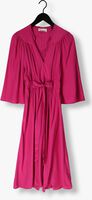 Roze POM AMSTERDAM Maxi jurk IMPERIAL FUCHSIA DRESS