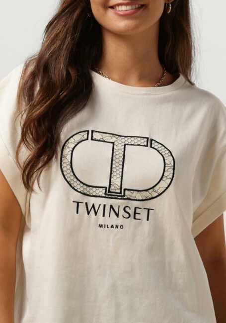 Gebroken wit TWINSET MILANO T-shirt 13457838-CPC - large