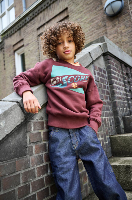 Bruine TUMBLE 'N DRY Trui SLAM DUNK - large