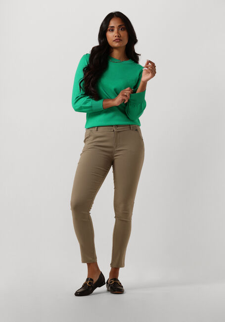 MINUS Pantalon CARMA PANTS 7/8 en taupe - large