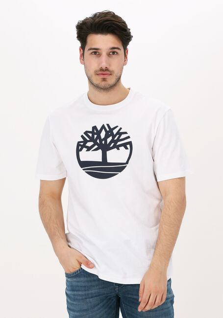 TIMBERLAND T-shirt SS K-R BRAND TREE T en blanc - large