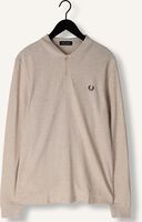 Beige FRED PERRY Polo LONG SLEEVE PLAIN FRED PERRY SHIRT Beige FRED PERRY Polo LONG SLEEVE PLAIN FRED PERRY SHIRT - medium