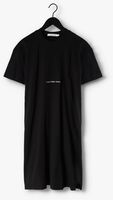 Zwarte CALVIN KLEIN Midi jurk INSTITUTIONAL LONG T-SHIRT DRESS