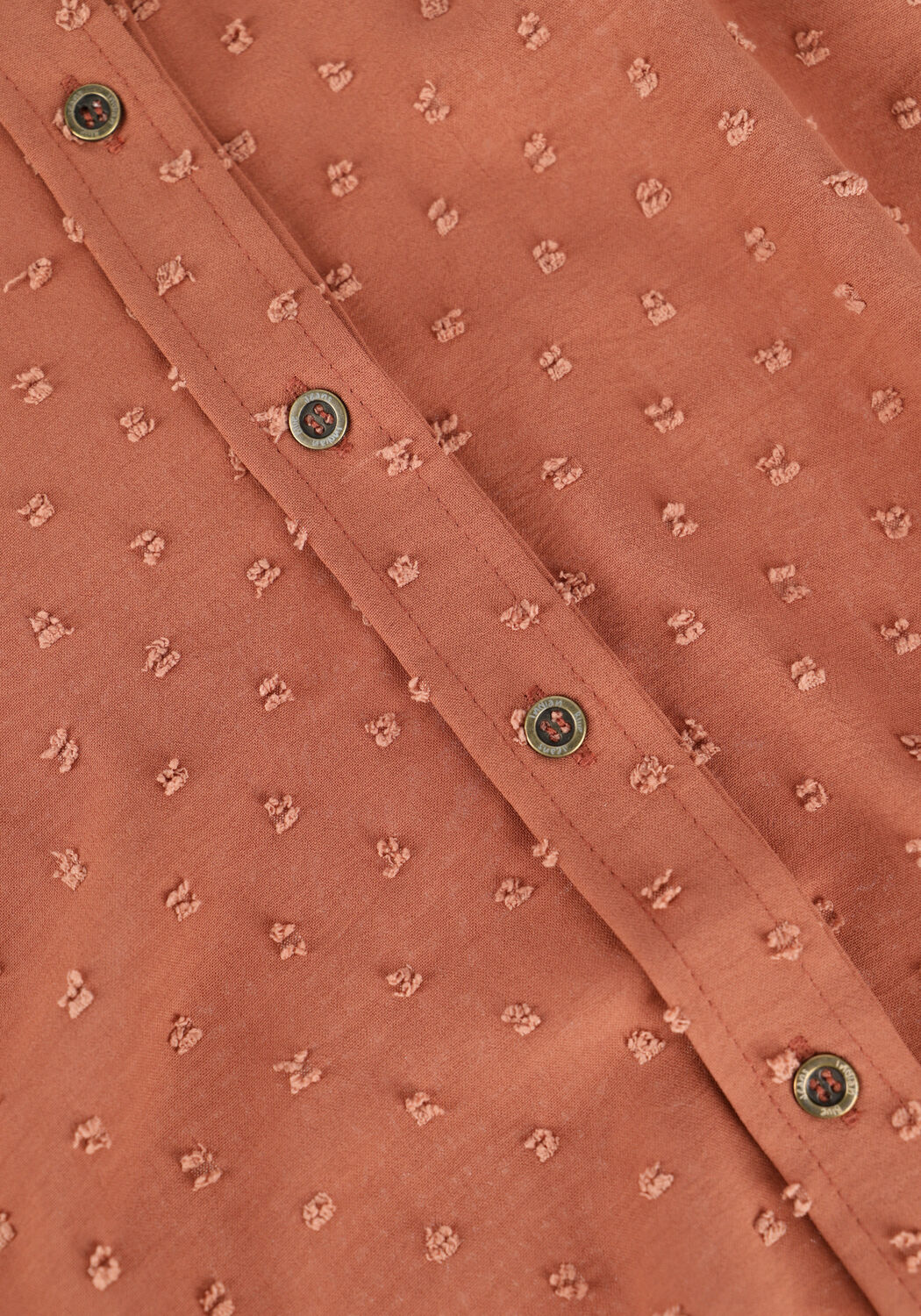 INDIAN BLUE JEANS DOTS SHIRT Blouses en marron - large