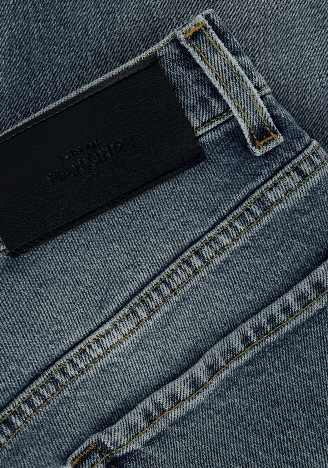 7 FOR ALL MANKIND Straight leg jeans TALL LOGAN STROVEPIPE HIGHER WITH UNROLLED HEM en bleu - large