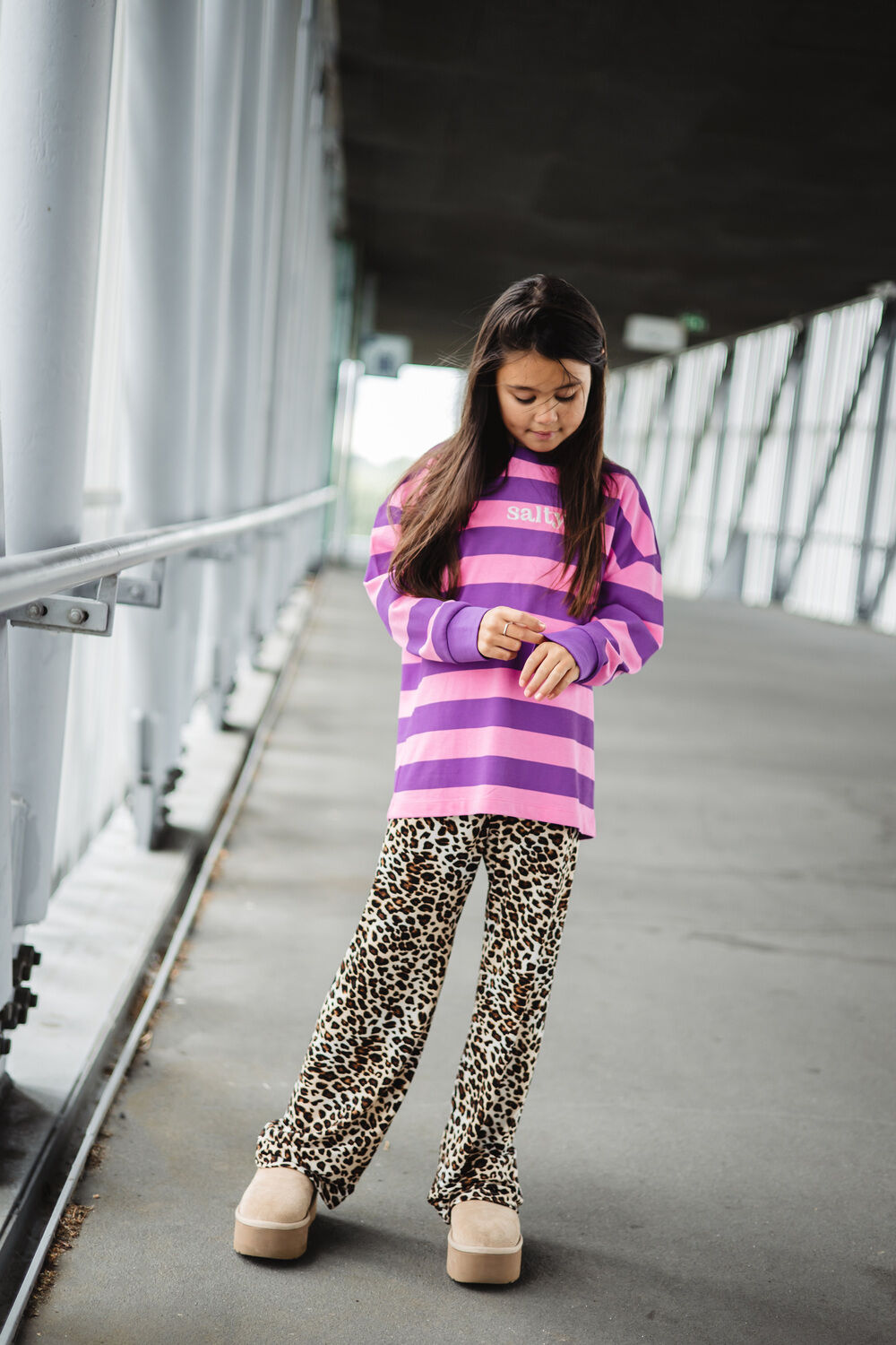 Salty Stitch Haut SALTY SKATER TEE en multicolore - large