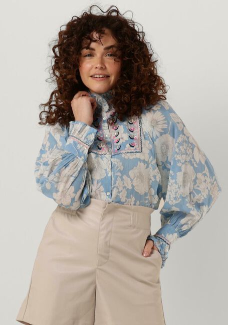 ANTIK BATIK PEONY BLOUSE Blouses Bleu clair - large