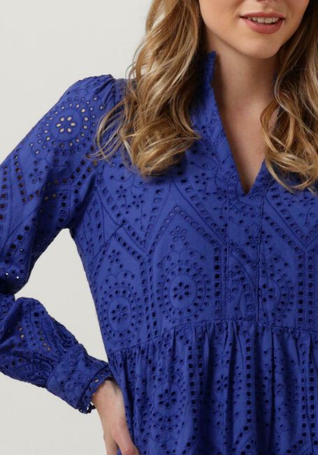 Blauwe Y.A.S. Mini jurk YASHOLI LS DRESS - large